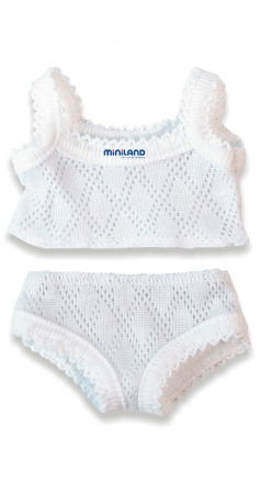 Baba ajándékok - Miniland Set lenjerie intima papusi 21 cm Miniland