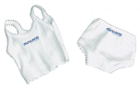 Baba ajándékok - Miniland Set lenjerie intima papusi 32 cm Miniland