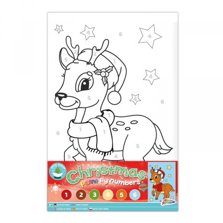 Jucarii Creativitate - Grafix-Set pictura pe numere - Magia Craciunului
