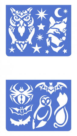 Játékok 6 éves kortól - Djeco Set sabloane Djeco Noapte