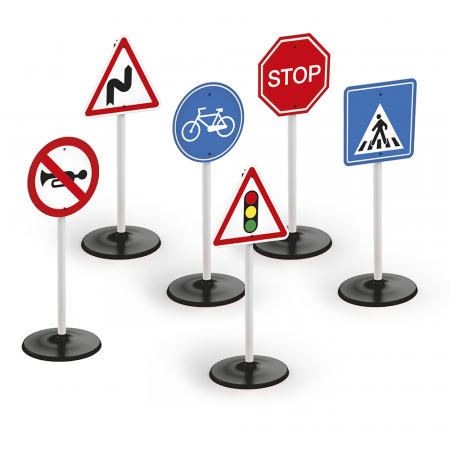 Akciók - DOLU-Set semne de circulatie mari (6 buc.)