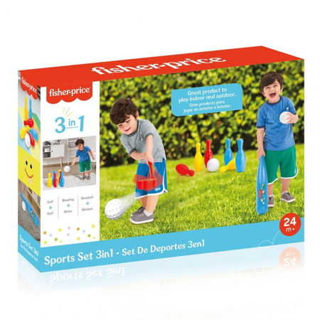 Akciók - Fisher Price Set Sport 3-in-1 pentru Micuti Energici