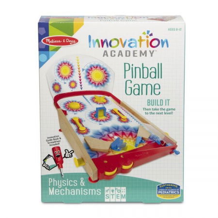 Ajándékok 7 éves gyerekeknek - Melissa & Doug Set STEM Construieste un joc Pinball
