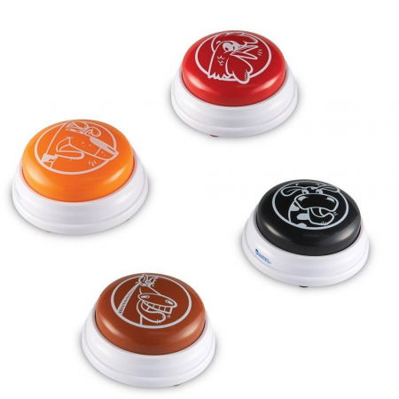 Játékok 6 éves kortól - Learning-Resources-Sonerii-pentru-raspuns-animale-set-4-buc