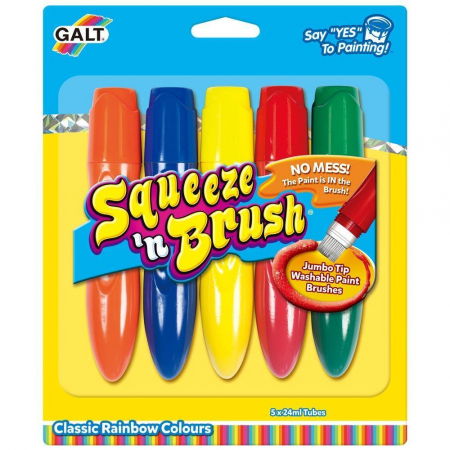 Játékok 3-5 éveseknek - Galt-Squeeze-n-Brush-5-culori