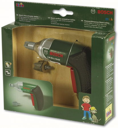 Gyerek munkapadok - Klein-Surubelnita-electrica-Bosch-pentru-copii-Set-de-indemanare
