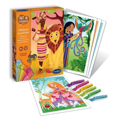 Iskolai felszerelések - Sentosphere Tablou Sclipici Printesa