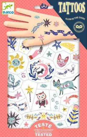 Black Friday játékok - Djeco-Tatuaje-fluorescente-Vise-frumoase