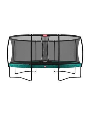 Jucarii 1-3 ani - Berg Toys-Trambulina Berg Champion Regular Verde cu Plasa Deluxe 470 x 350