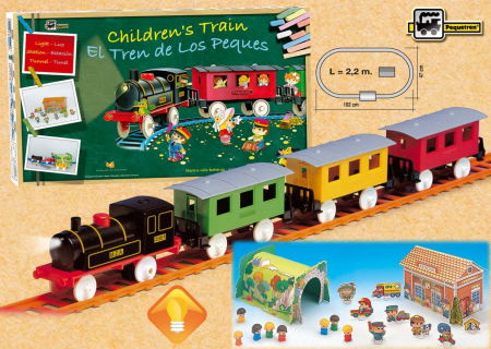Játékok 3-5 éveseknek - Pequetren-Trenulet electric The Peques