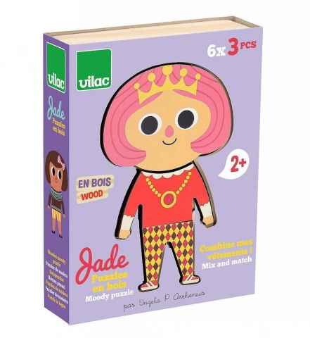 Játékok 2 éves kortól - Vilac Puzzle din lemn Jade
