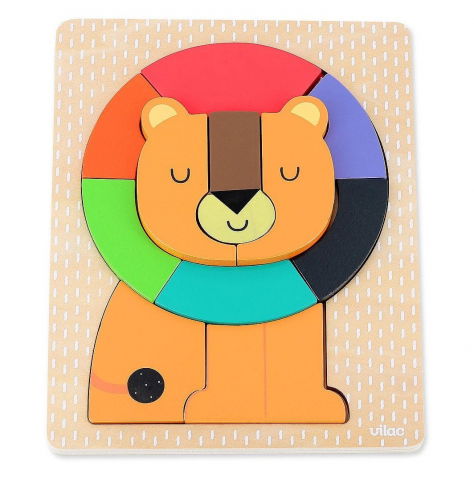 Játékok 2 éves kortól - Vilac Puzzle din lemn Leu