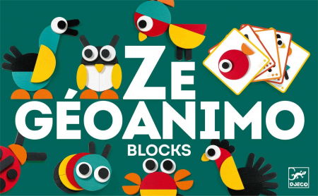 Logikai játékok - Djeco-Ze-Geoanimo-Joc-tangram-de-asociere