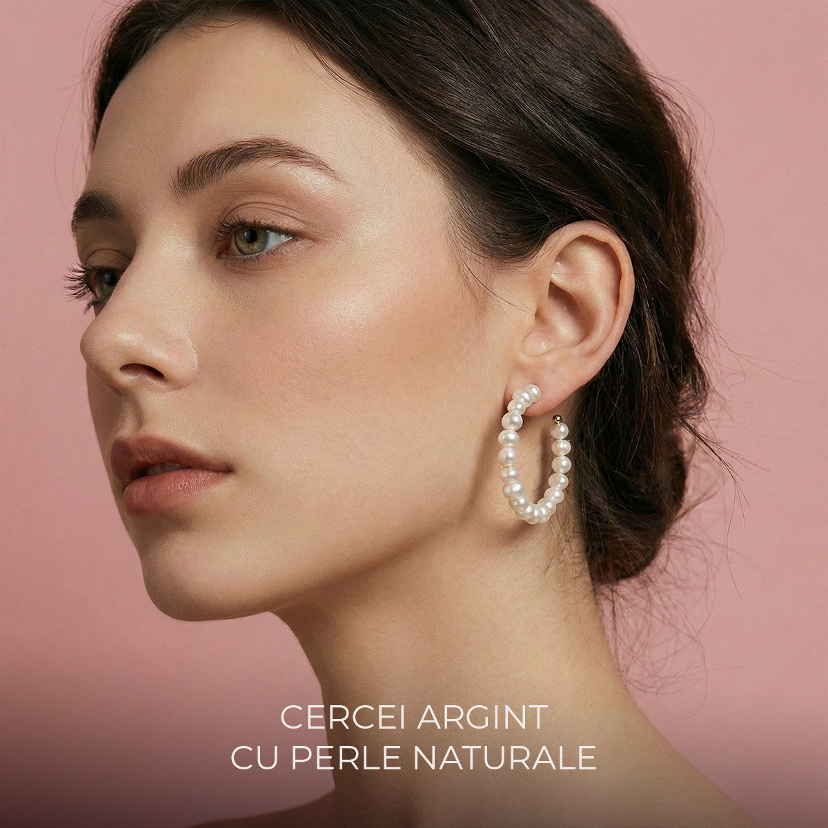 Cercei Argint cu Perle Naturale 8 martie