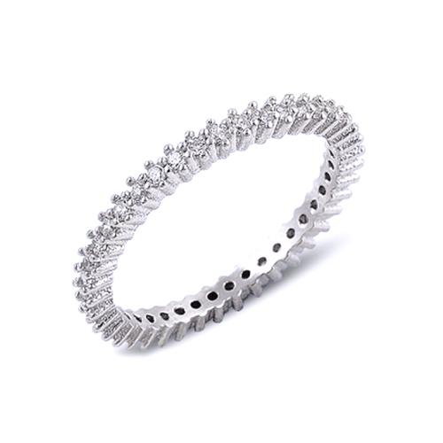 Inel argint 925 cu zirconii albe [1]