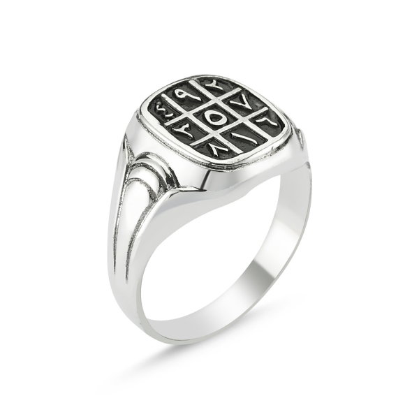 Inel argint cu numerologie Abjad [2]