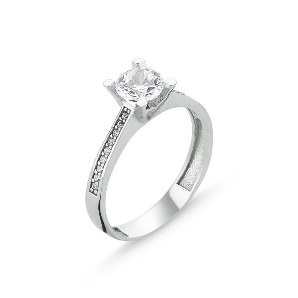 Inel argint 925 rodiat cu zirconii albe - Be Elegant ITU0089 [1]