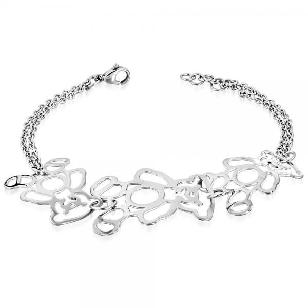 Bratara inox cu trei ursuleti [1]