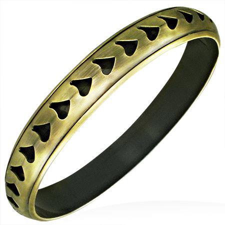 Bratara metalica model etnic cu inimioare sau sageti [1]