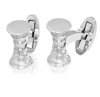 Butoni BeSpecial, USL0106, inox, in forma clepsidra [1]