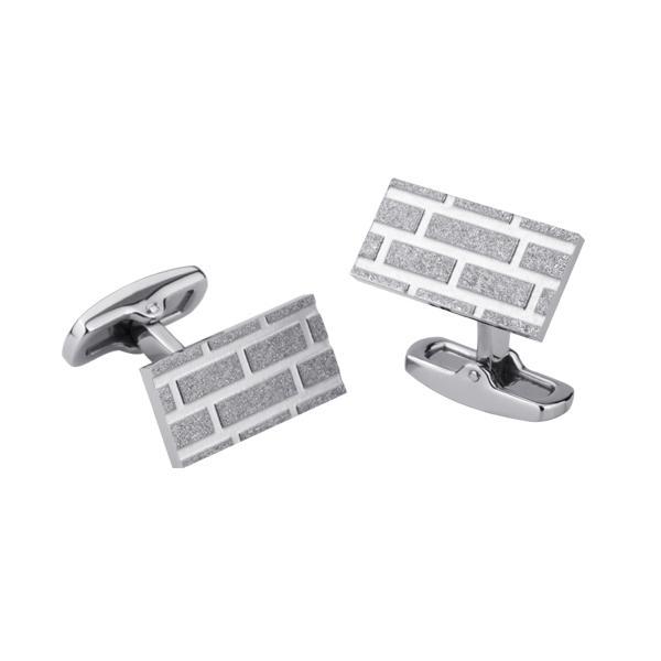 Butoni otel inox cu aspect nisipos si cutiuta [1]