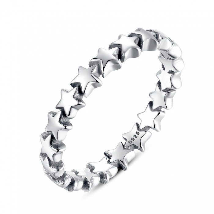 Inel argint 925 patinat cu stelute IST0014 [1]