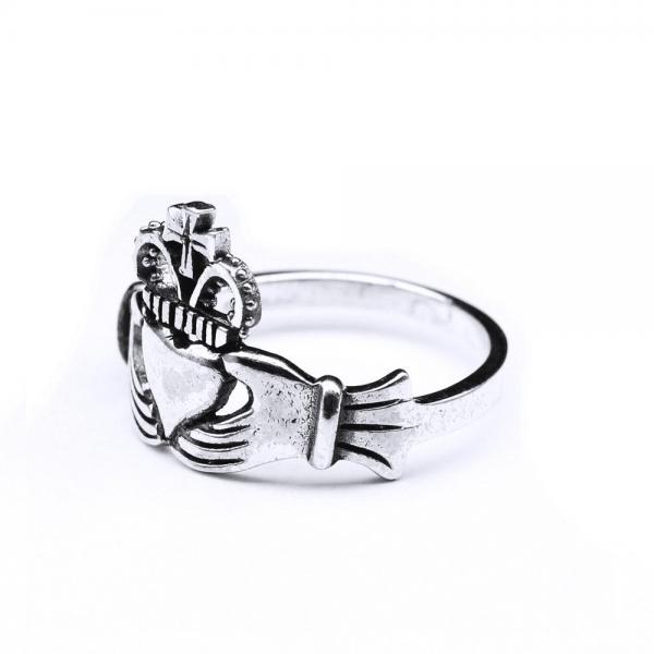 Inel argint 925 Claddagh model irlandez [2]
