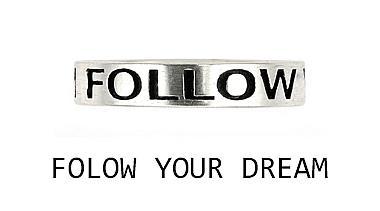 Inel argint 925 FOLLOW YOUR DREAM cu aspect vintage [2]