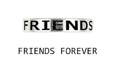 Inel argint 925 FRIENDS  FOREVER cu aspect vintage [2]