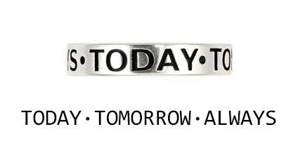 Inel argint 925 TODAY TOMORROW ALWAYS [2]