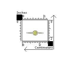 Inel argint 925 cu cristal galben [3]