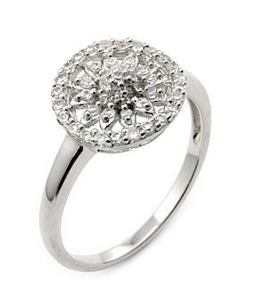 Inel argint 925 floare cu zirconiu [1]