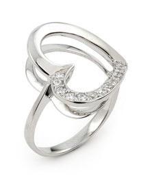 Inel argint 925 in forma de inimioara cu zirconii [1]