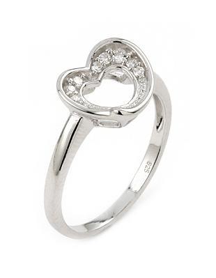 Inel argint 925 inimioara cu zirconii [1]