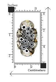 Inel argint 925 rodiat cu sticla de murano [3]