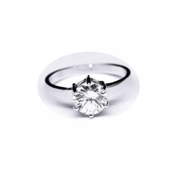 Inel argint 925 rodiat cu zirconiu [1]