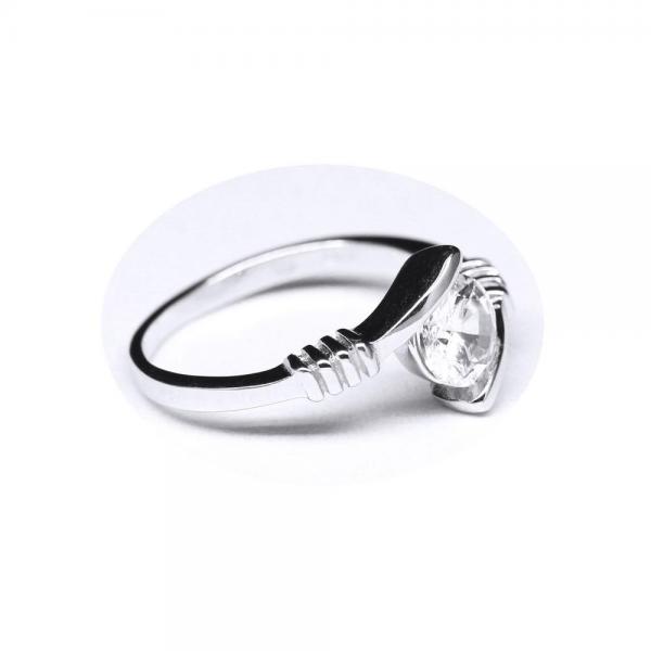 Inel argint 925 rodiat cu zirconiu [2]