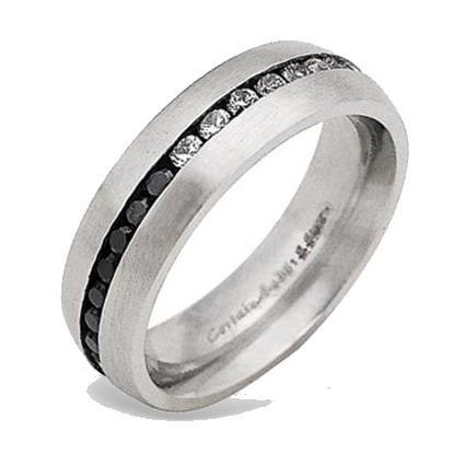 Inel elegant din otel inox cu zirconii [1]