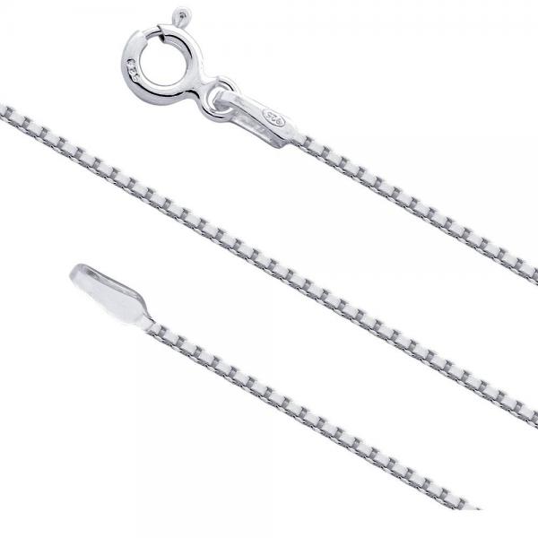 Lant argint 925 model cubic 56 cm si 1 mm grosime [1]