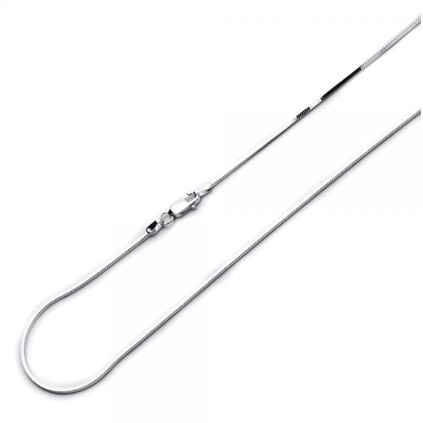 Lant argint 925 rodiat model sarpe multifatetat 45 cm [1]