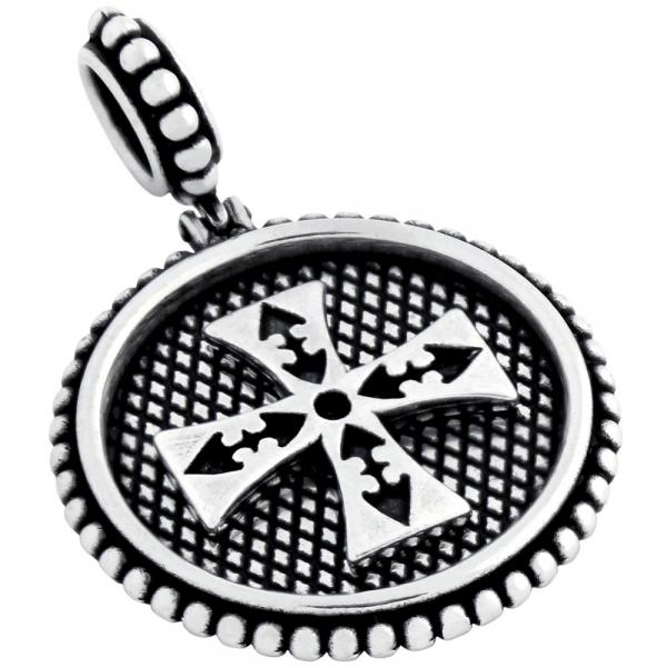 Medalion argint 925 cu cruce malteza PSX0436 [1]