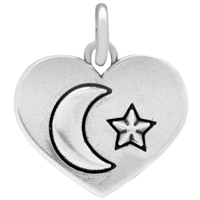 Pandant argint 925 cu doua fete I love you to the Moon and back PSX0633 - Be In Love [2]