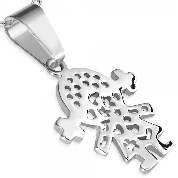 Pandant otel inox cu fetita [1]