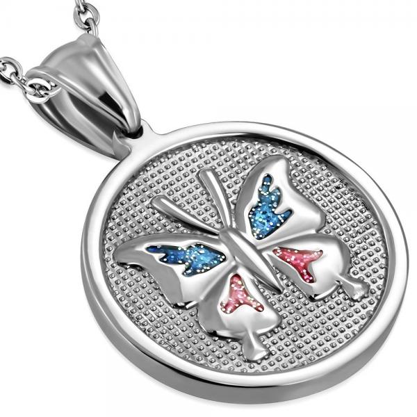 Pandant otel inox cu fluturas [1]