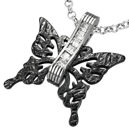 Pandant otel inox cu fluturas [1]