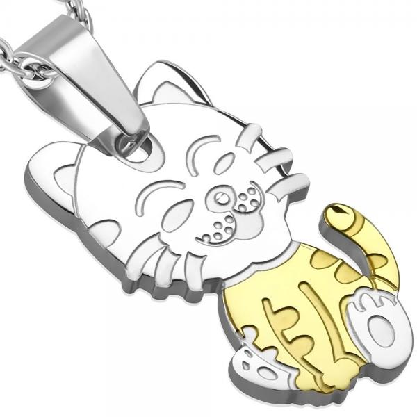 Pandant otel inox pisicuta [1]