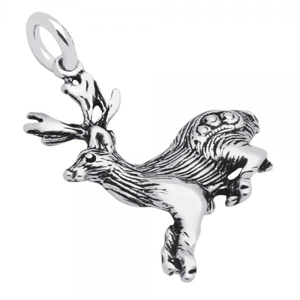 Pandantiv argint 925 in forma de cerb [1]