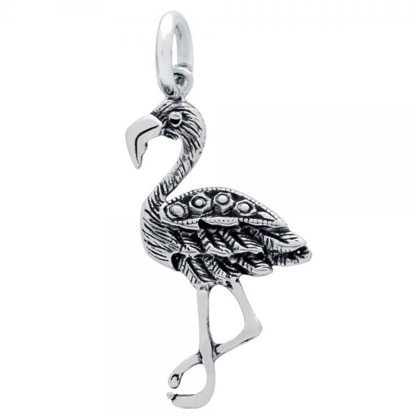 Pandantiv argint 925 in forma de pasare flamingo [1]