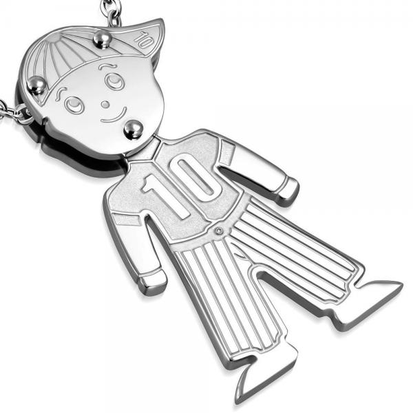 Pandantiv otel inox in forma de baietel [1]