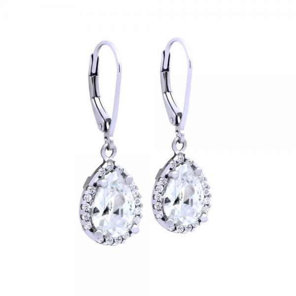 Set elegant din argint 925 picatura cu zirconii - Be Nature [2]